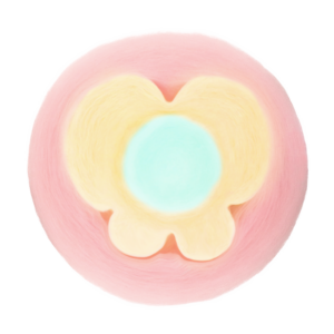suikerspin Butterfly pink