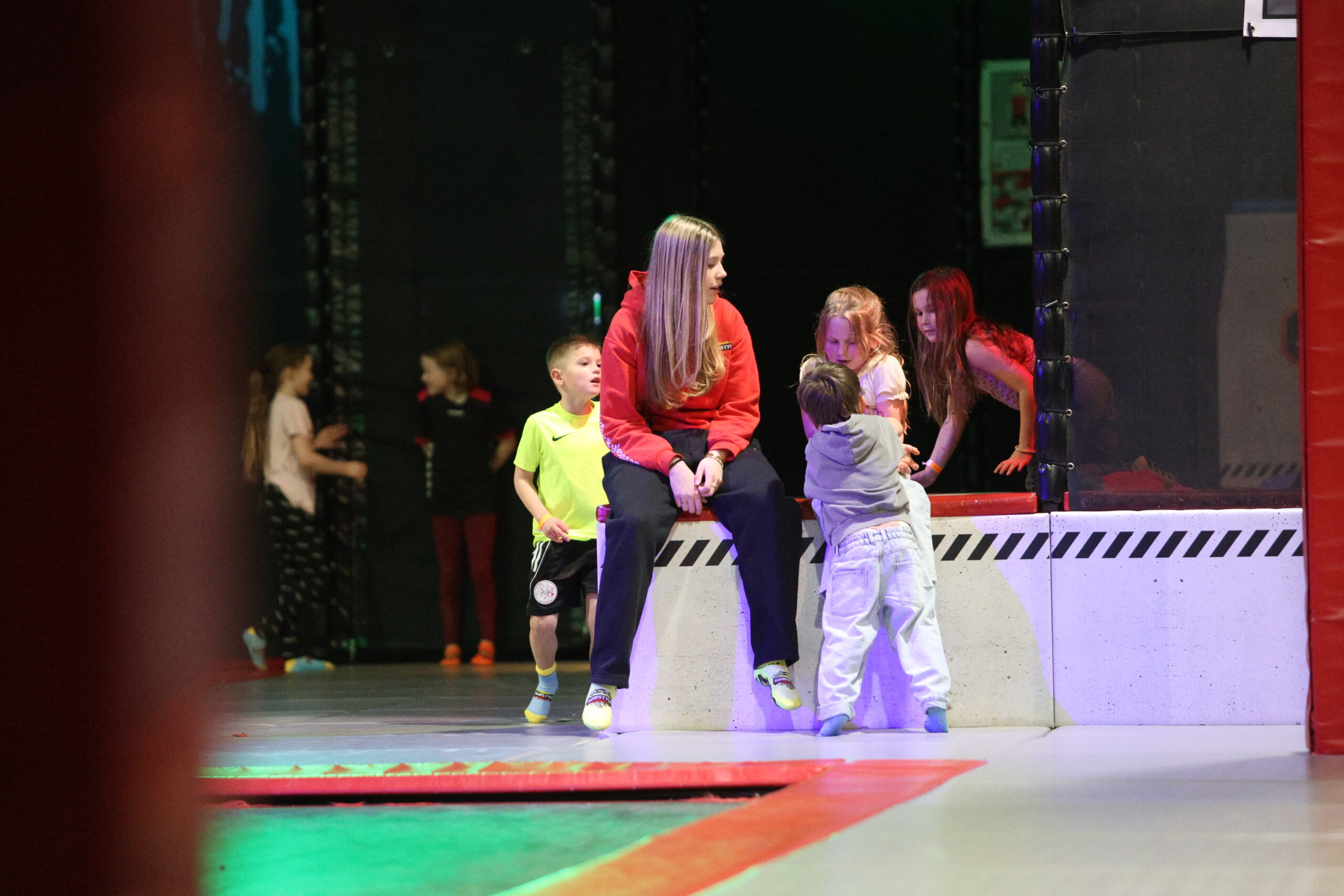 Kinderen worden in de vakantie vermaakt door onze mederwerkers